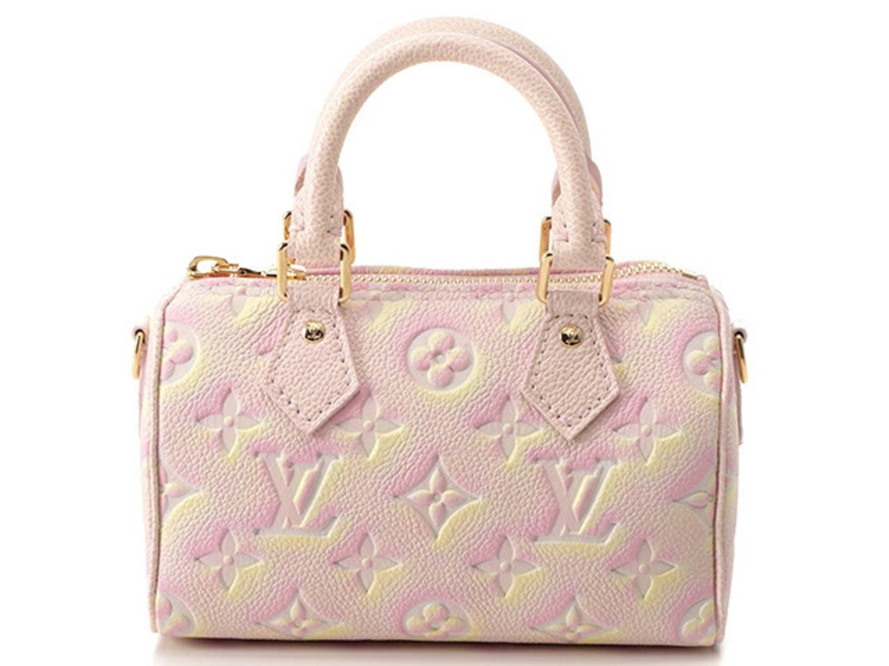 Louis Vuitton Speedy Monogram Empreinte Rose Pink